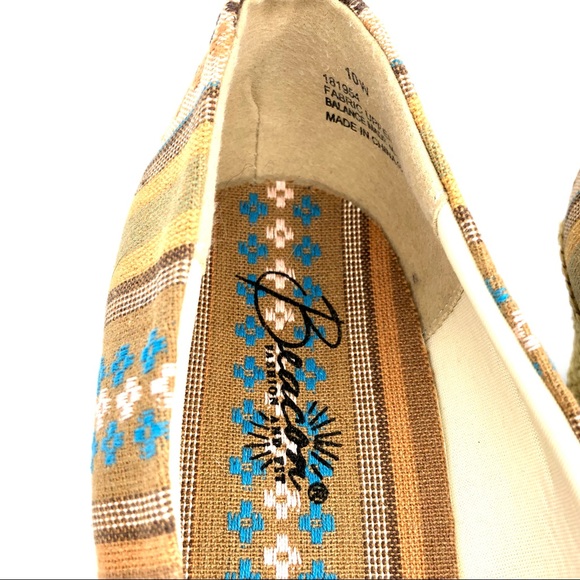 Beacon | Espadrille Canvas Wedges - Picture 6 of 13